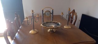 Candelabros reloj t centro 