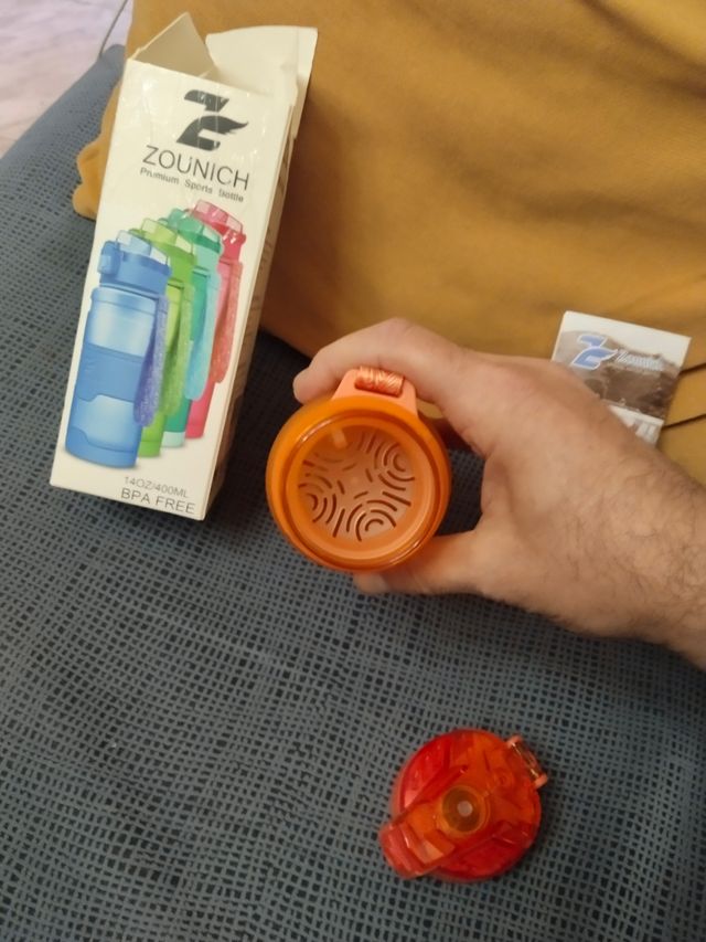 Botella agua, 400ml, plástico ecologico