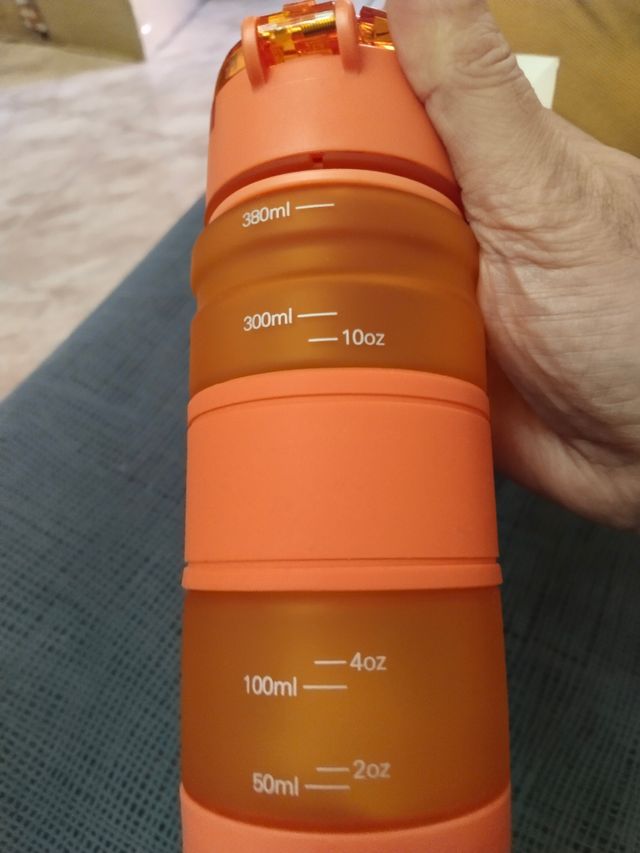 Botella agua, 400ml, plástico ecologico