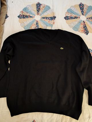 Jersey Lacoste XL negro