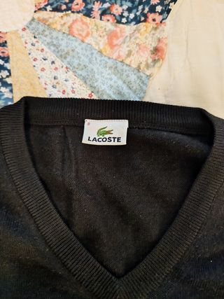 Jersey Lacoste XL negro