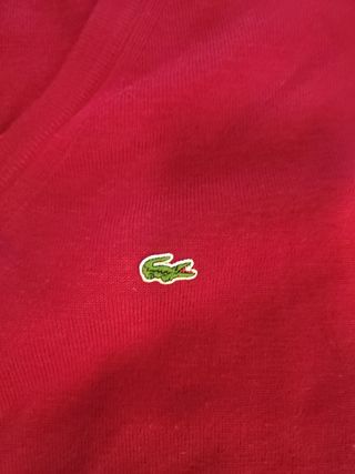 Jersey Lacoste XL burdeos