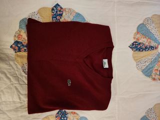 Jersey Lacoste XL burdeos