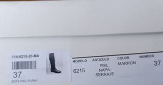 BOTAS PIEL MARRONES