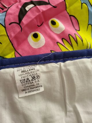 colcha Teletubbies cam 90 cm