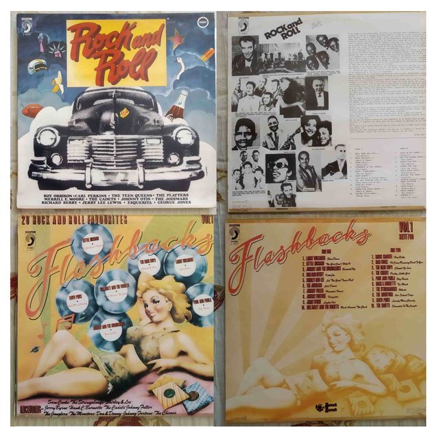 ROCK AND ROLL (LOTE 1 ) - 4 LPs y 1 doble LP