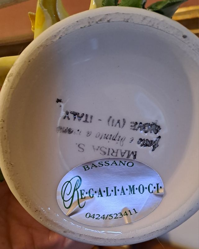 Portacandela ceramica Bassano