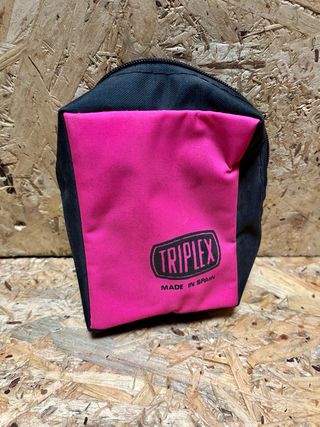 Bolsa sillin triplex rosa negro