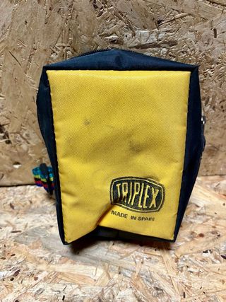 Bolsa sillin triplex amarillo negro
