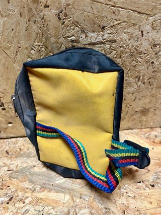 Bolsa sillin triplex amarillo negro