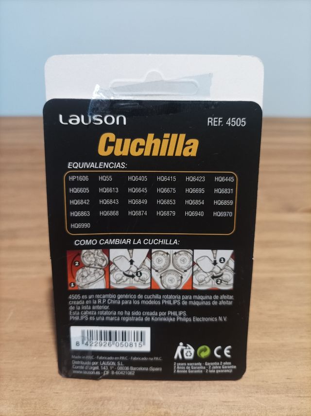 Cuchilla compatible Philips HQ55