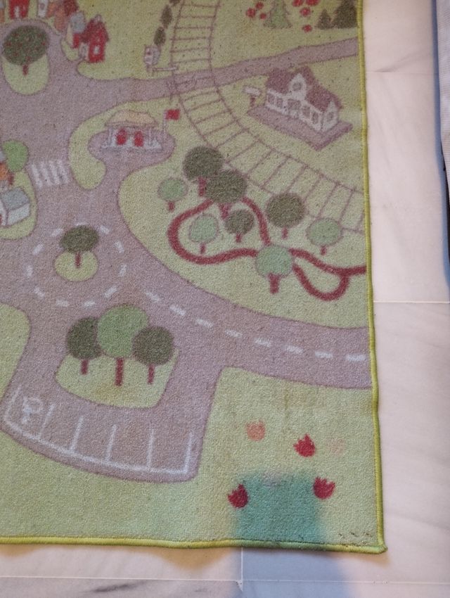 Alfombra Ikea carretera infantil
