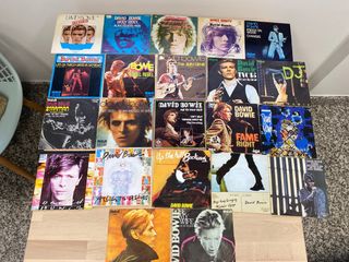 lote vinilos Single 7 pulgadas DAVID BOWIE