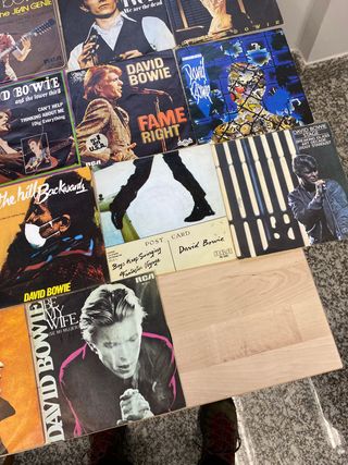 lote vinilos Single 7 pulgadas DAVID BOWIE