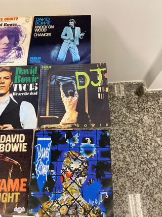 lote vinilos Single 7 pulgadas DAVID BOWIE