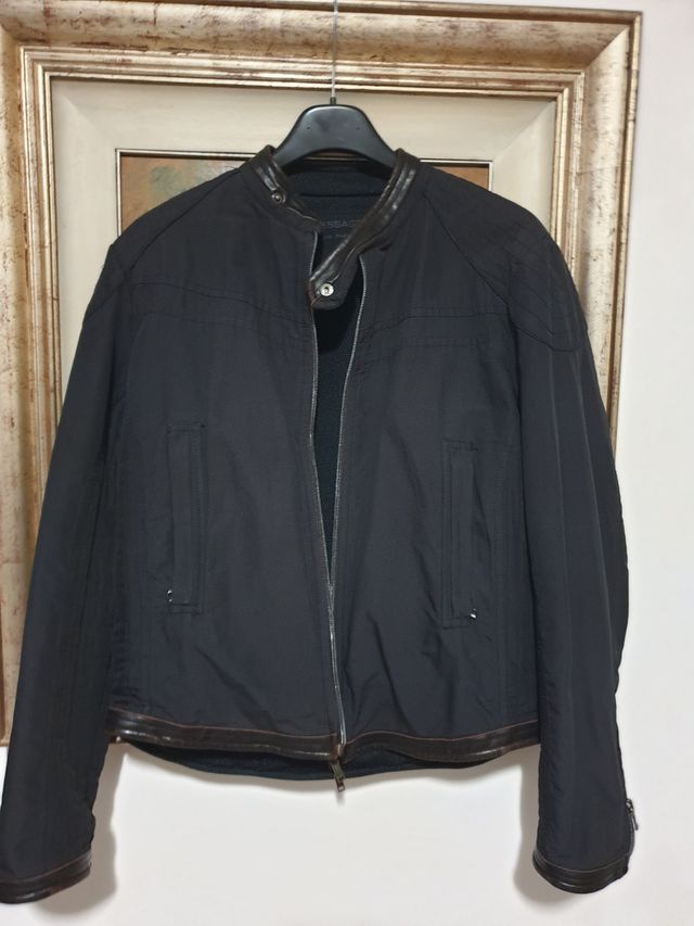 Giubbotto in stile motociclista