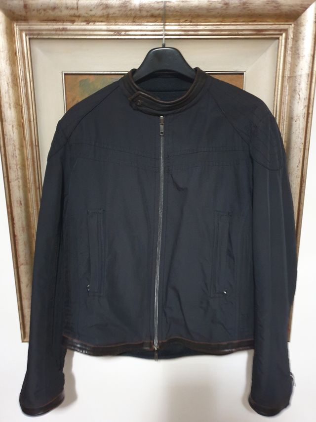 Giubbotto in stile motociclista