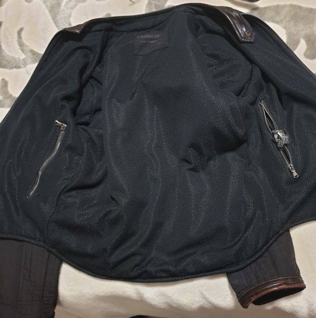 Giubbotto in stile motociclista