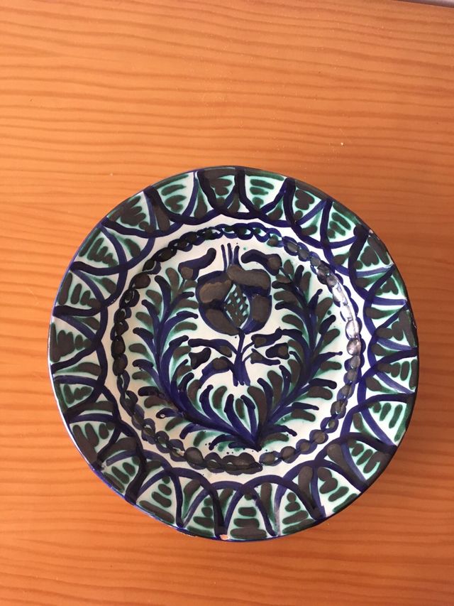 Plato Vintage Cerámica Granadina
