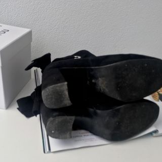 Botines de ante o terciopelo t 39