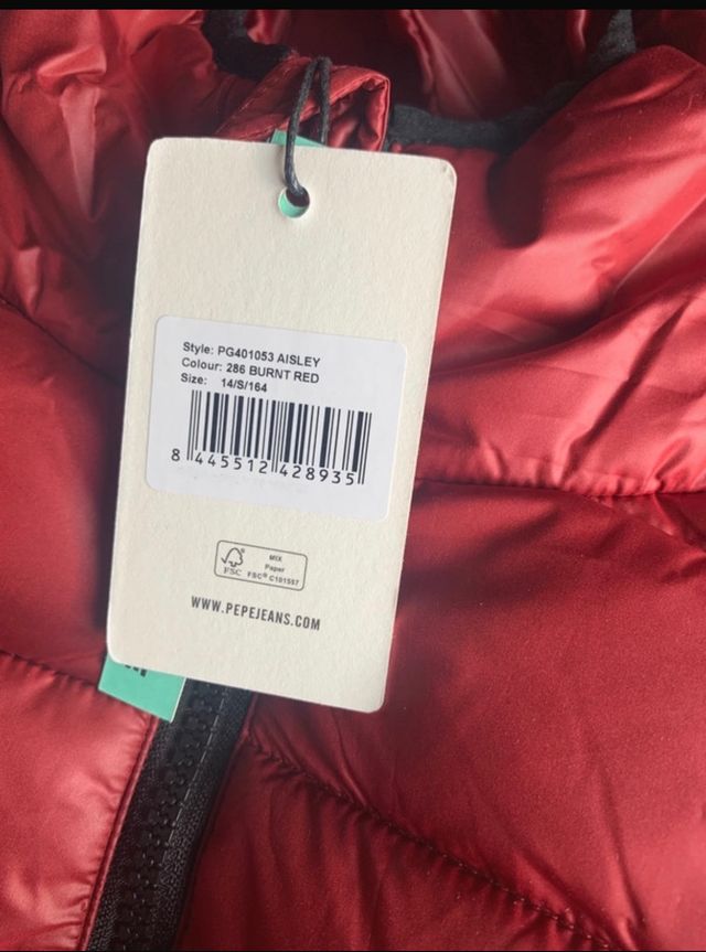 Anorak Pepe Jeans 14 años