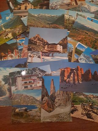 Cartoline di montagna vintage nuove