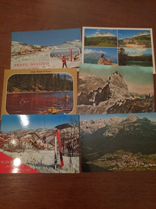 Cartoline di montagna vintage nuove