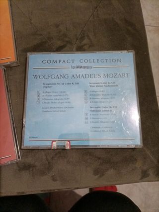 3 CD Ciaikovski Beethoven Mozart 