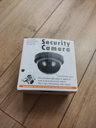 Cámara vigilancia falsa