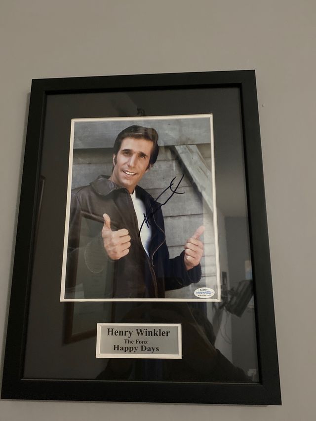 Foto autografata Henry Winkler certificata