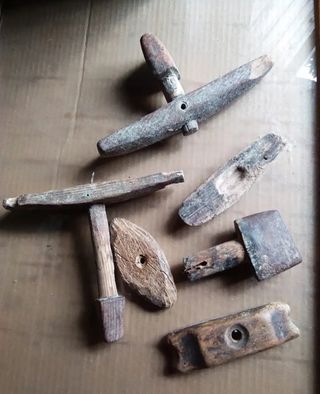 Cerraduras antiguas de madera