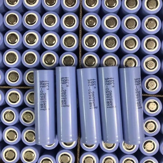 Batterie litio 3,6 Samsung E29 da 2500 /2800 mha 