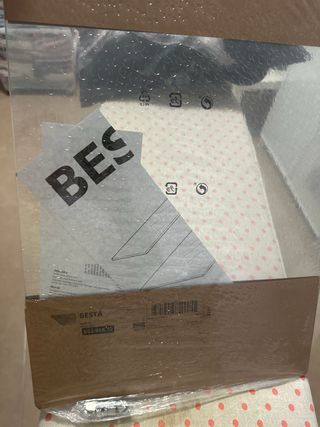 Besta ikea balda cristal 