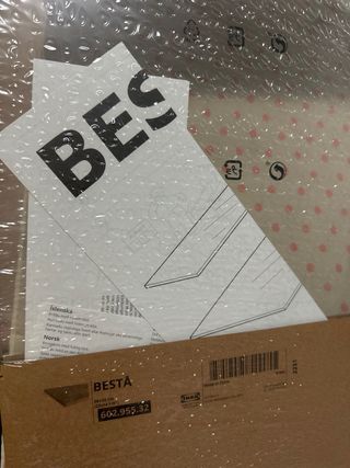 Besta ikea balda cristal 