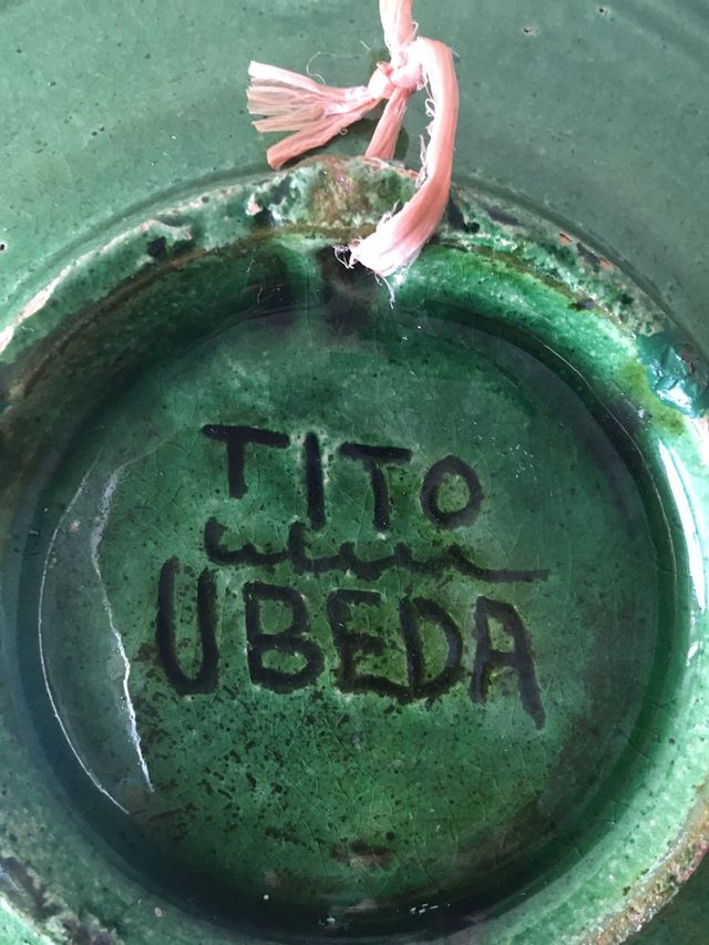 Plato Cerámica Tito de Úbeda
