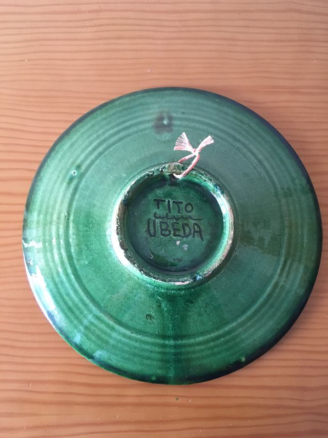 Plato Cerámica Tito de Úbeda