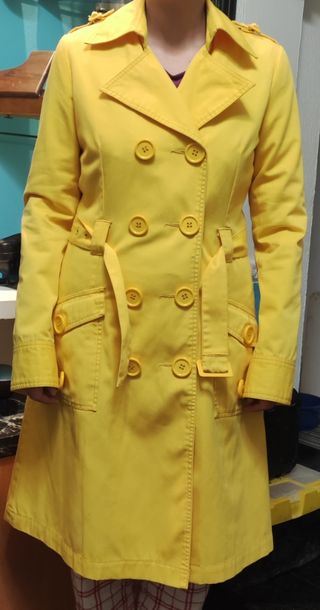 Gabardina amarilla