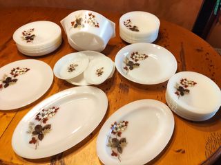 VAJILLA ARCOPAL FLOR DE ALMEDRO