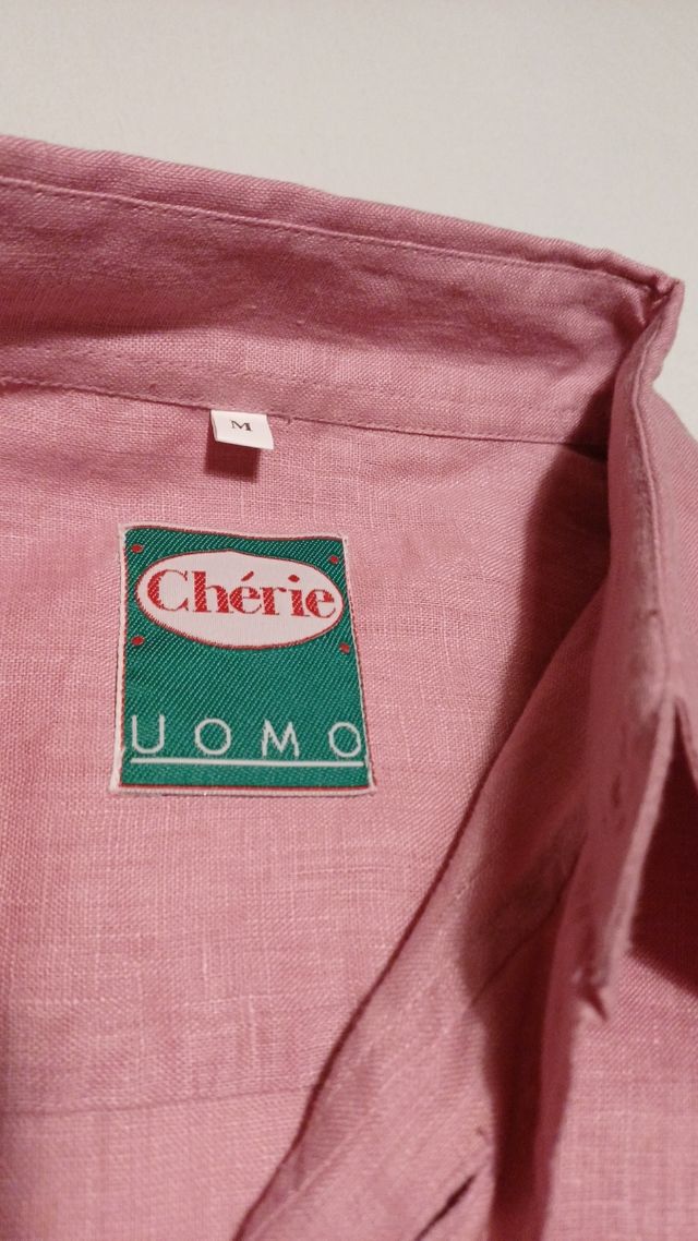 Camicia uomo rosa antico