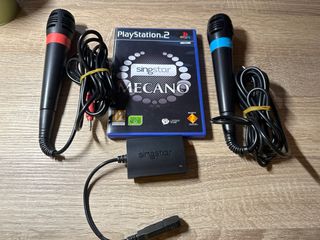 Singstar Mecano + micrófonos PlayStation 2
