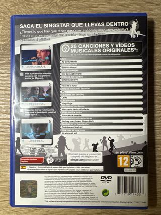 Singstar Mecano + micrófonos PlayStation 2