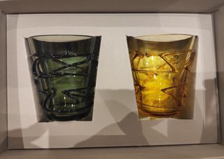 Coppia bicchieri Abate Zanetti Murano