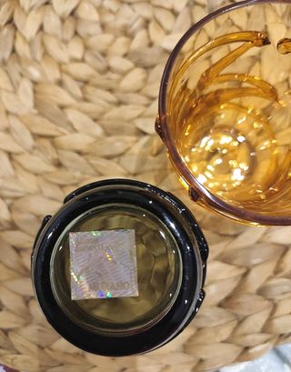 Coppia bicchieri Abate Zanetti Murano