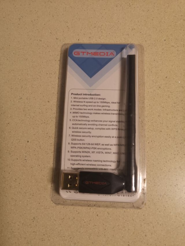 Mídia GT, antena WiFi