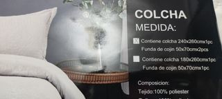 Colcha nueva fina.