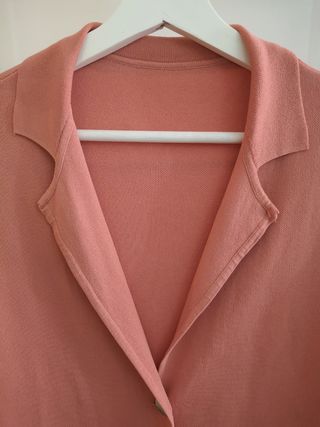 Americana punto color salmon