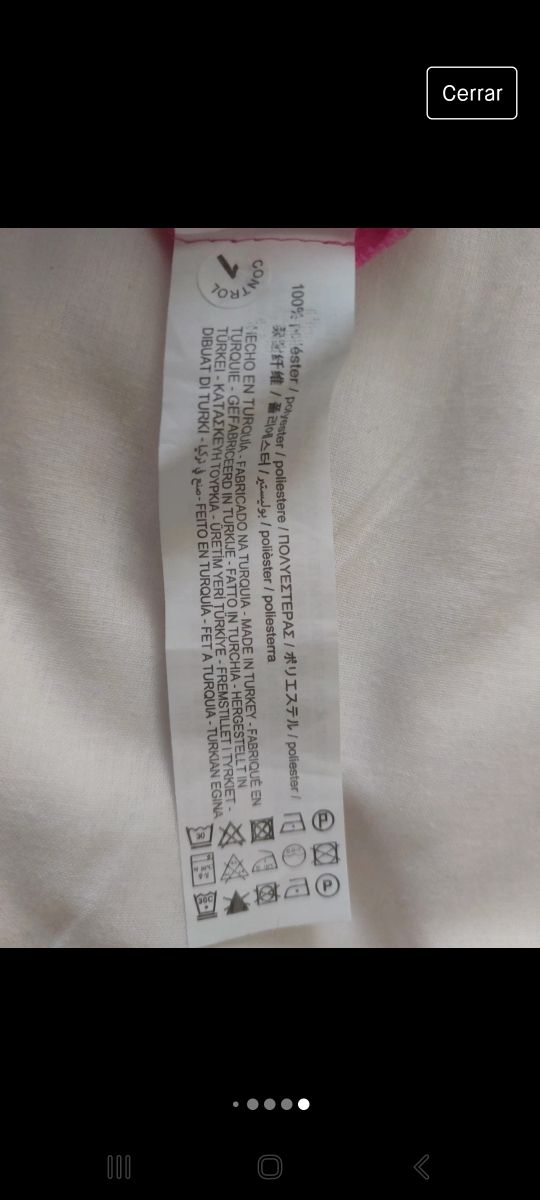 Blusa Zara con volantes. Talla XS