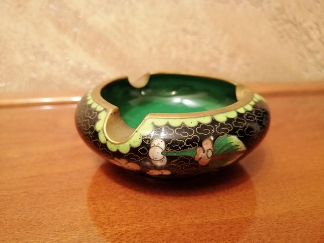 Cloisonne vintage posacenere