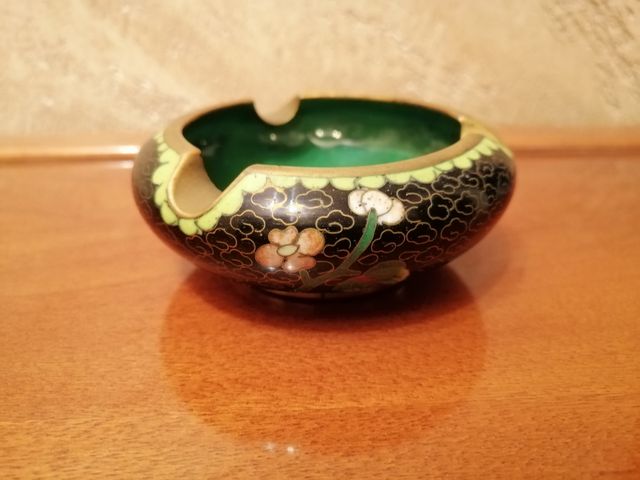 Cloisonne vintage posacenere