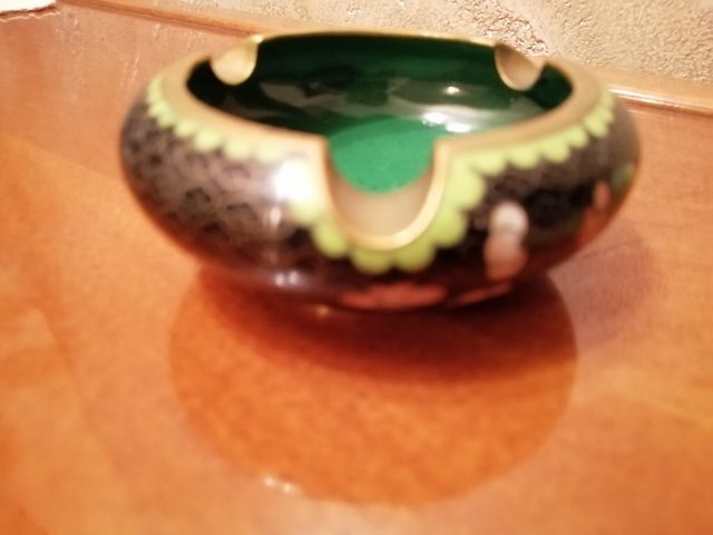 Cloisonne vintage posacenere